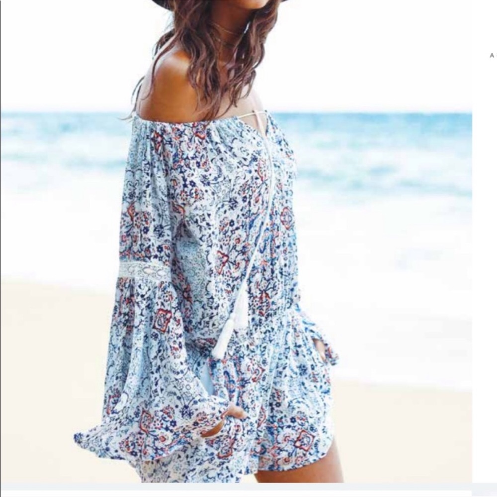 L*Space Juliette bell sleeve romper